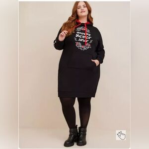 - Torrid Disney villains at the knees cozy fleece dress